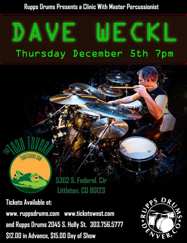 Dave Weckl Drum Clinic | Five Star Drum Shops